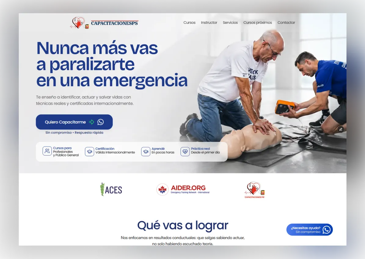 Sitio web de Pedro Suarez diseñado por Birik Studio